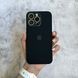 Чохол з силікону і покриттям Soft Touch мікрофібра для iPhone 15 Pro Black