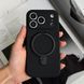 Силиконовый чехол с MagSafe и подставкой для iPhone 17 Pro Black
