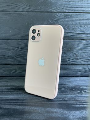 Чохол скляний з захистом камери для iPhone 12 Pro Pink Sand