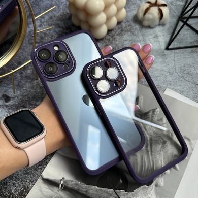Чохол притиударний прозорий Avengare armour для iPhone 13 Purple
