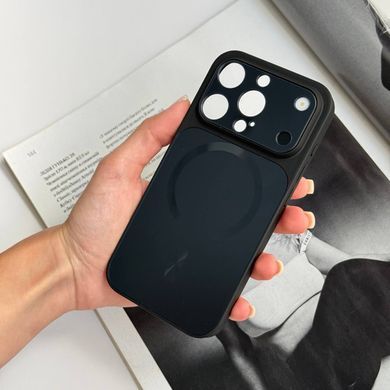 Чохол імітація скла матовий в Style 17 з MagSafe для iPhone 14 Pro Max Black