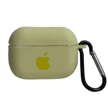 Чехол силиконовый Silicone Case из Logo для Apple AirPods Pro Mellow yellow