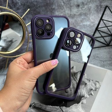 Чехол притиударный прозрачный Avengare armour для iPhone 13 Pro Purple