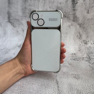 Противоударний чохол з захисними кутами і глянцевою спинкою для iPhone 15 White