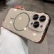 Глянцевый чехол Lume gloss с MagSafe для iPhone 14 Pro Max Gold