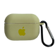 Чехол силиконовый Silicone Case из Logo для Apple AirPods Pro Mellow yellow