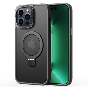 Чохол протиударний Jamb Matte з кільцем підставкою для iPhone 13 Pro Black