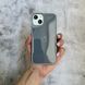 Чохол з акриловою кришкою яка імітує скло Loft Glossy для iPhone 13 Silver