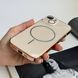 Глянцевий чохол Lume gloss з MagSafe для iPhone 15 Gold