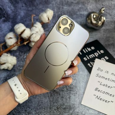 Матовий чохол MagSafe мінімалістичний дизайн захист і стиль Lume Case для iPhone 15 Silver