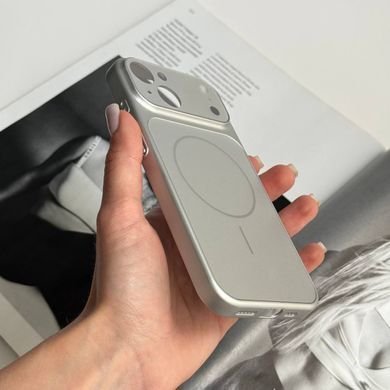 Чехол мягкий поликарбонат NeoVision из MagSafe для iPhone 15 Silver