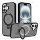 Чохол протиударний Jamb Matte з кільцем підставкою для iPhone 17 Black