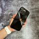 Чохол імітація скла Laser Disco case 3D logo для iPhone 16 Pro Max Black