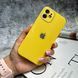 Чохол скляний з захистом камери для iPhone XR Yellow