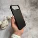 Чехол кожаный Leather case with MagSafe анимация для iPhone 17 Air Black