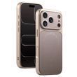 Чехол имитация стекла матовый в Style 17 с MagSafe для iPhone 14 Pro Gold
