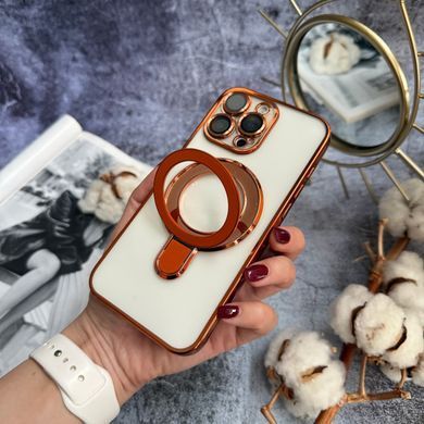 Чохол силіконовий з Magsafe Magnetic case для iPhone 15 Pro Orange