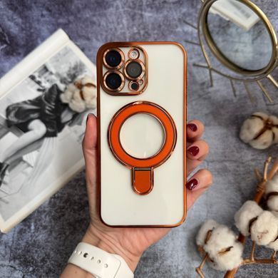 Чохол силіконовий з Magsafe Magnetic case для iPhone 15 Pro Orange