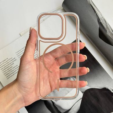 Прозорий чохол із полікарбонату з MagSafe для iPhone 16 Pro Coffee