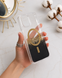 Чохол силіконовий з блискітками MagSafe для iPhone 13 Pro Max Gold