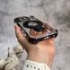 Чехол силиконовый ударопрочный с Magsafe и подставкой для iPhone 16 Pro Black
