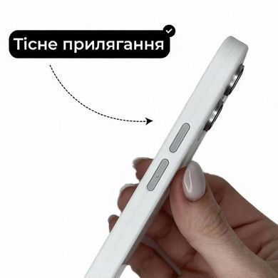 Чохол Silicone Case FULL 360 з мікрофіброю для iPhone 13 &mdash; White / Білий