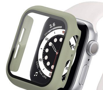 Чехол прозрачный Colored board matte для Apple Watch 40 mm / SE 40mm Dark Grey
