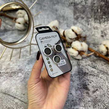 Захисне скло на камеру Metal Classic для iPhone 17 Pro, iPhone 17 Pro Max Silver