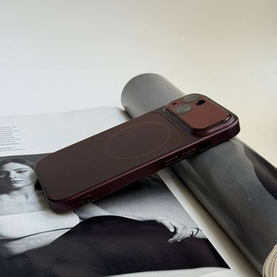 Чохол імітація скла матовий в стилі 17 з MagSafe для iPhone 14