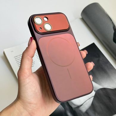 Чохол імітація скла матовий в стилі 17 з MagSafe для iPhone 14