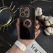 Чохол глянцевий силікон з кільцем тримачем для iPhone 12 Pro Black