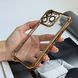 Чохол протиударний прозорий з посиленими кутами та захистом камери для iPhone 14 Pro Gold