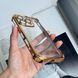 Чохол протиударний прозорий з посиленими кутами та захистом камери для iPhone 14 Pro Gold