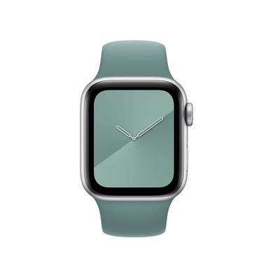 Силіконовий ремінець Watch Silicone для Apple Watch 42|44|45|46|49mm Pine Green