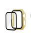 Чехол прозрачный Colored board matte для Apple Watch 40 mm / SE 40mm Mellow yellow