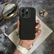 Чехол кожаный Luxury leather case с магнитом MagSafe для iPhone 16 Pro Max Black