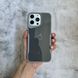 Чехол с акриловой крышкой имитирующей стекло Loft Glossy для iPhone 16 Pro Max Silver