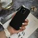 Чехол кожаный Luxury leather case с магнитом MagSafe для iPhone 16 Pro Max Black