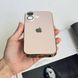 Чехол стеклянный с хромированным ободком Titanium Case для iPhone 17 Gold