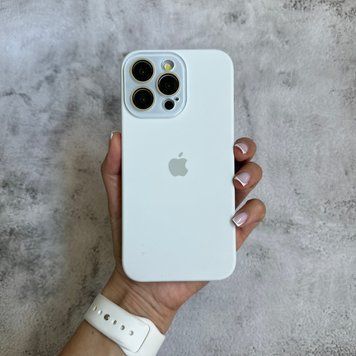 Чохол з силікону і покриттям Soft Touch мікрофібра для iPhone 12 Pro White