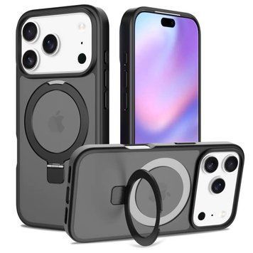 Чехол противоударный Jamb Matte с кольцом подставкой для iPhone 17 Pro Max Black