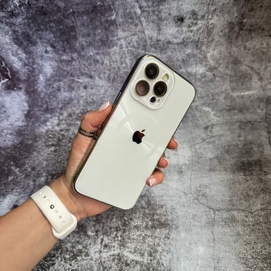 Чохол імітація скла Laser Disco case MagSafe для iPhone 12 Pro White