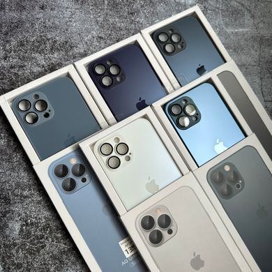 Чехол стеклянный матовый с защитой камеры Matte AG-Glass для iPhone 11 Pro White