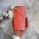 Матовий чохол з MagSafe мінімалістичний дизайн захист і стиль Lume Case для iPhone 15 Orange